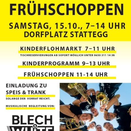 Flohmarkt & Frühschoppen – 15.10., 7 – 14 Uhr